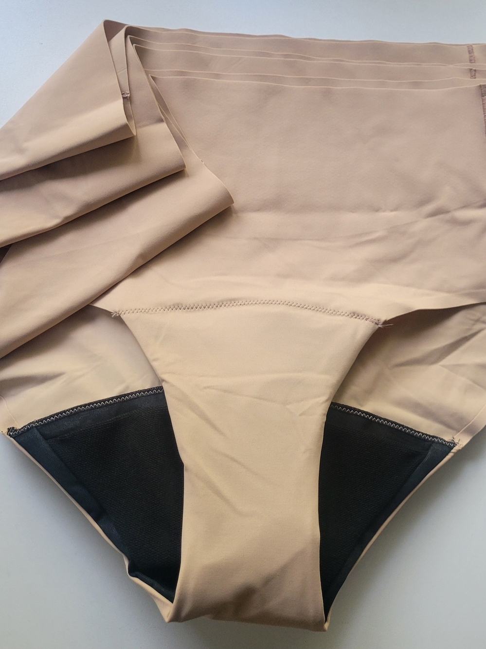 Thinx Nude High-Waist Seamless Brief Period Proof 3 Pairs